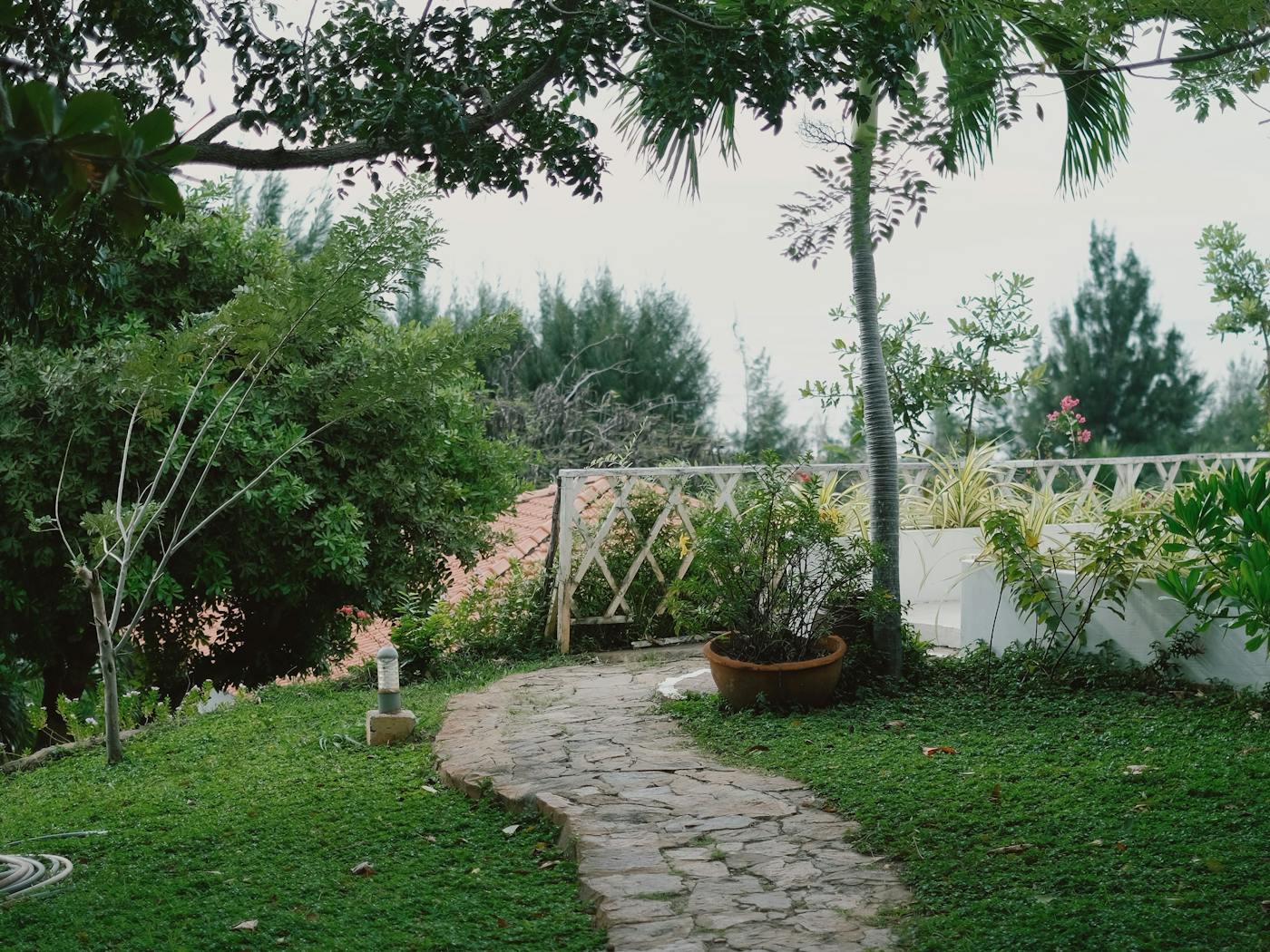Newly installed concrete paver patio with sharp polymeric-sand joints and clean perimeter cut.